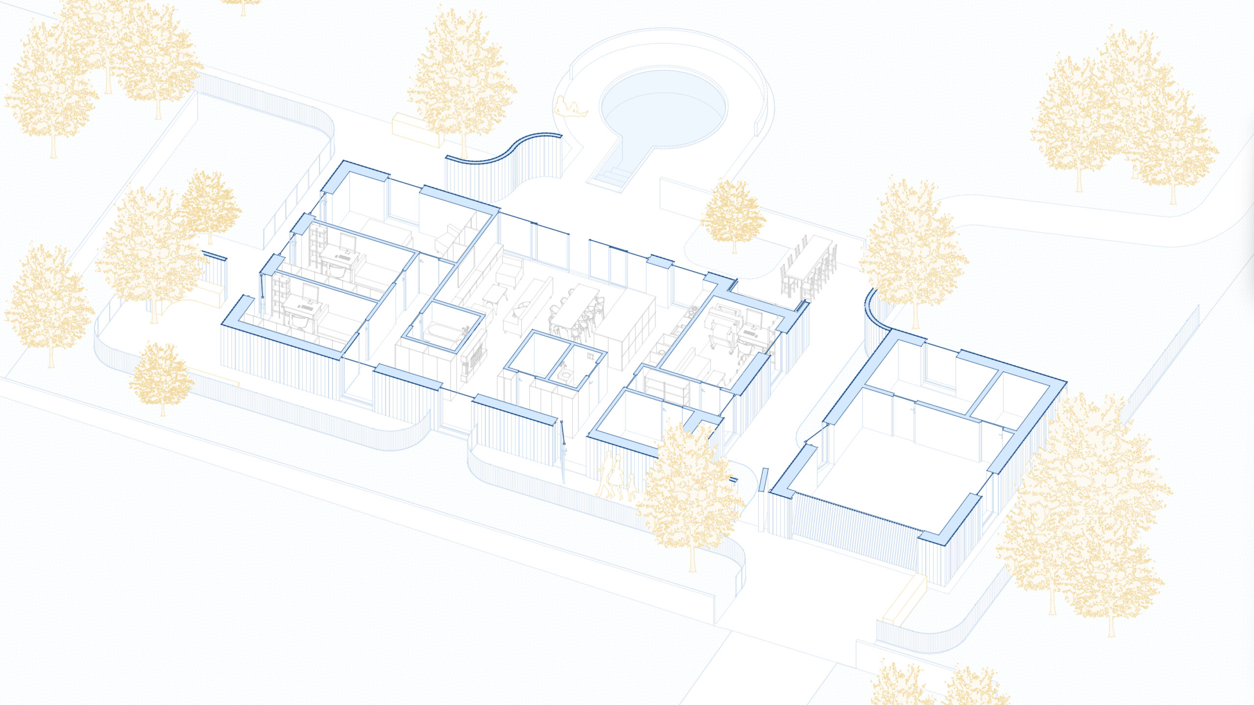 Dom jednorodzinny Alpha00 - rzut | pracownia architektoniczna