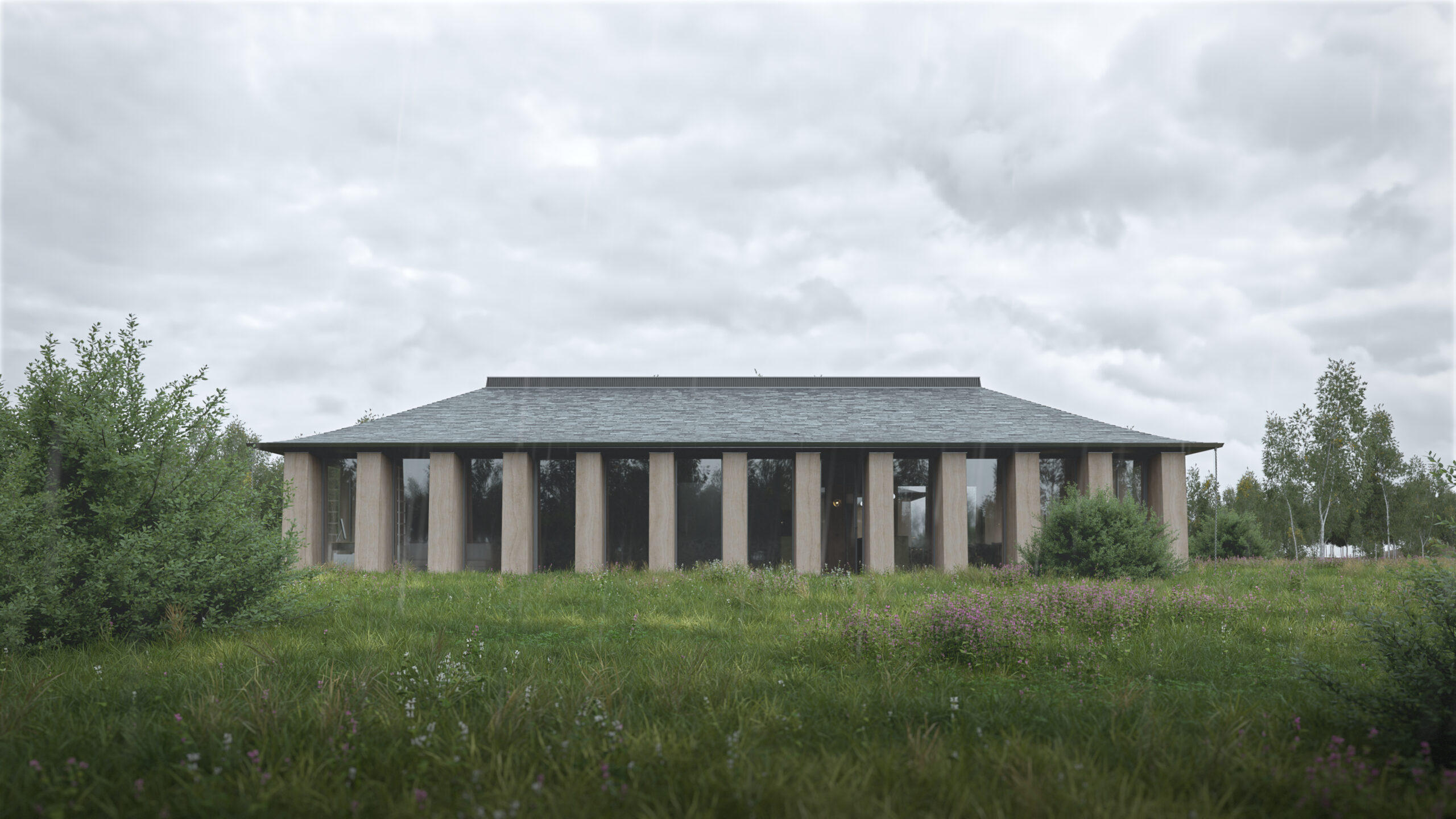 Dom jednorodzinny Gamma00 - elewacja | pracownia architektoniczna